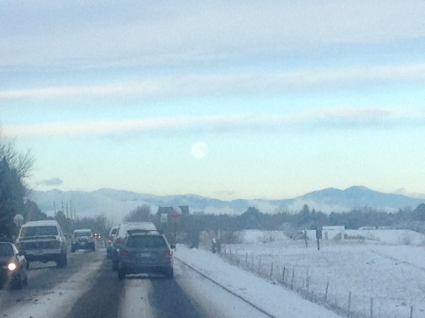 On way to school a week or so ago.